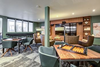 Community clubhouse game area